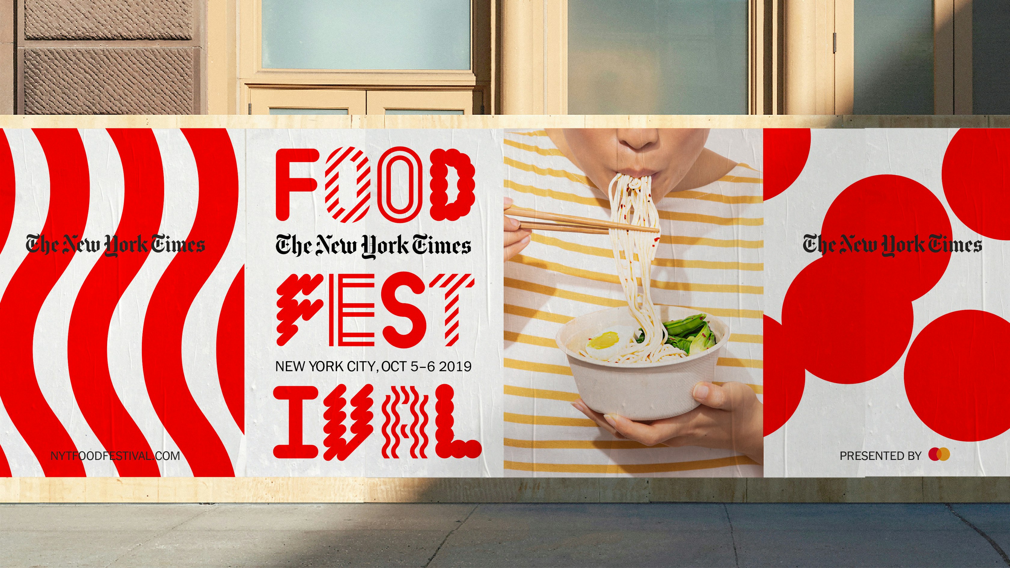 The New York Times Food Festival Base Design